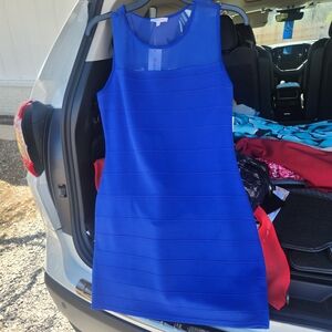JustFab Vibrant Blue Mini Dress